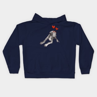 Lovely doggo Kids Hoodie